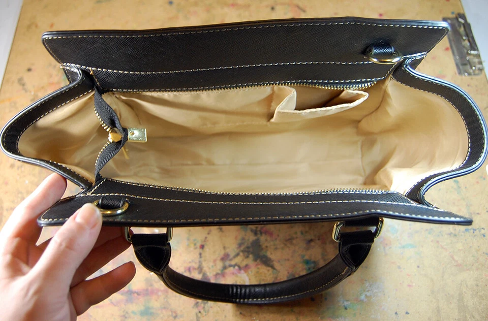 Large Studded Shoulder Purse | Betrayal Day of the Dead Sugar Skull Tattoo - Image 4 of 4