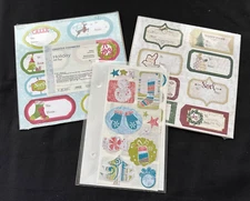 Creative Memories HOLIDAY Gift Tags and HOLIDAY Stickers ~ NIP