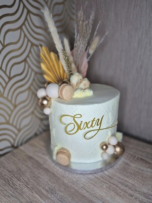 One Cake Topper Two Thirty Forty Fifty Sixty Seventy Eighty Any Age Colour 