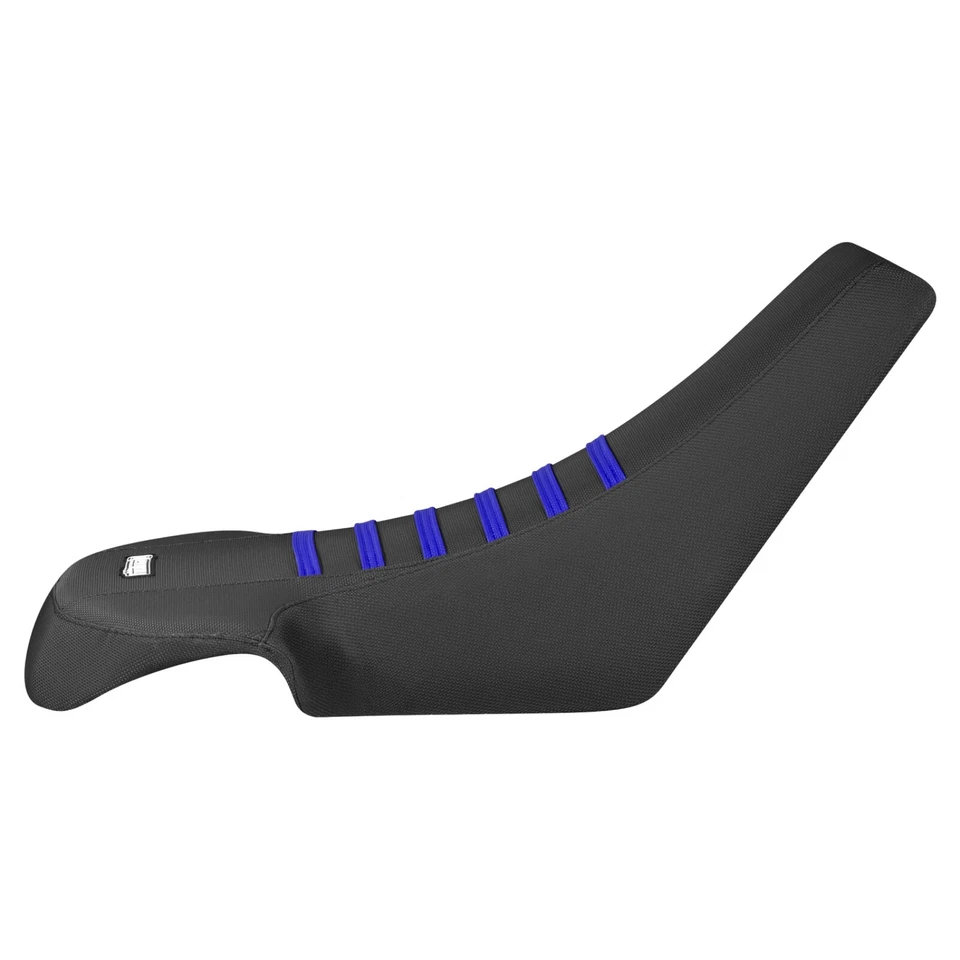 Cubierta de asiento Suzuki Quadracer 250 LT 250R 1987-1992 todo negro con costillas azules #245 Foto 2 de 4