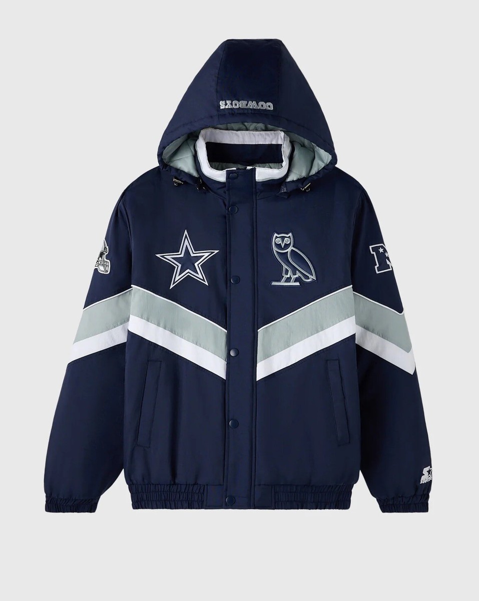 OVO x NFL x Starter cowboys dallas Sideline Puffer Jacket 100