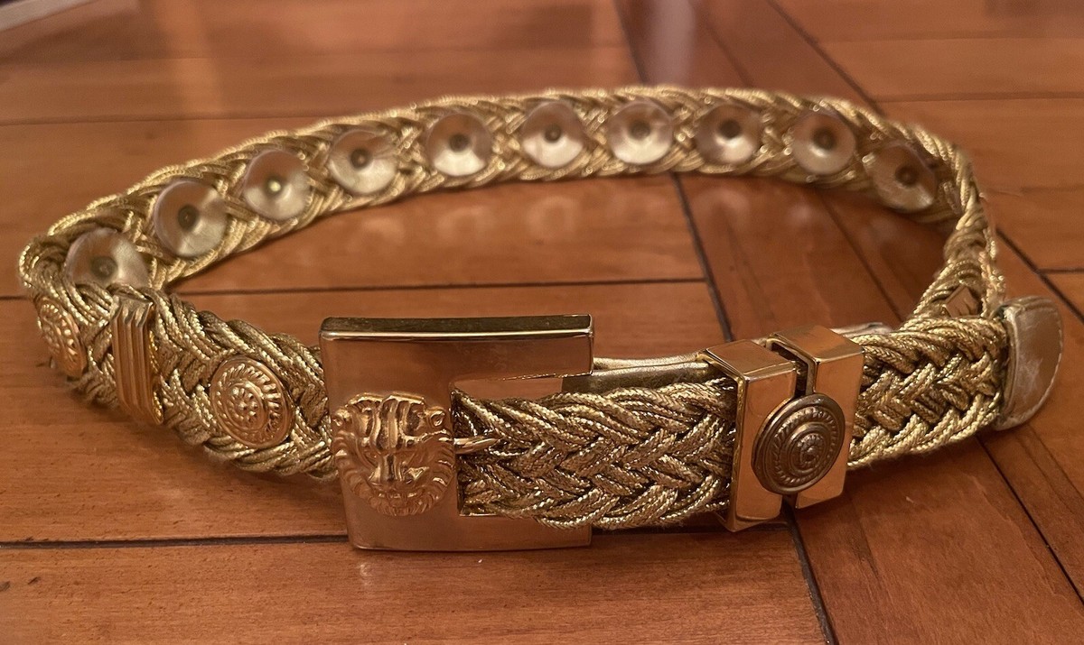 Lion Head Gold Toned Belt St. Maarten,Dallas Tx | eBay display picture 2