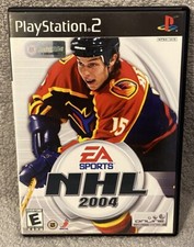 NHL 2004 (Sony PlayStation 2, 2003) **TESTED** w/Case and Artwork Dany Heatley