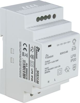PSU Argus Hutschiene SDS12-60 Netzteil 12 Volt 54 Watt Stromversorgung
