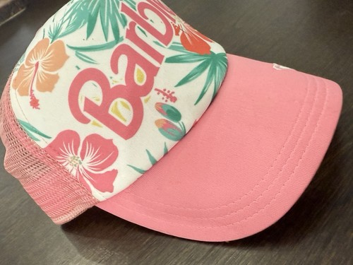 Roxy Girl Barbie Trucker Hat Mesh Cap Pink Floral OS Adjustable - Bild 2 von 7