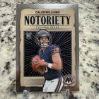 2024 Panini Mosaic Notoriety Caleb Williams #18 (RC) Chicago Bears 🔥