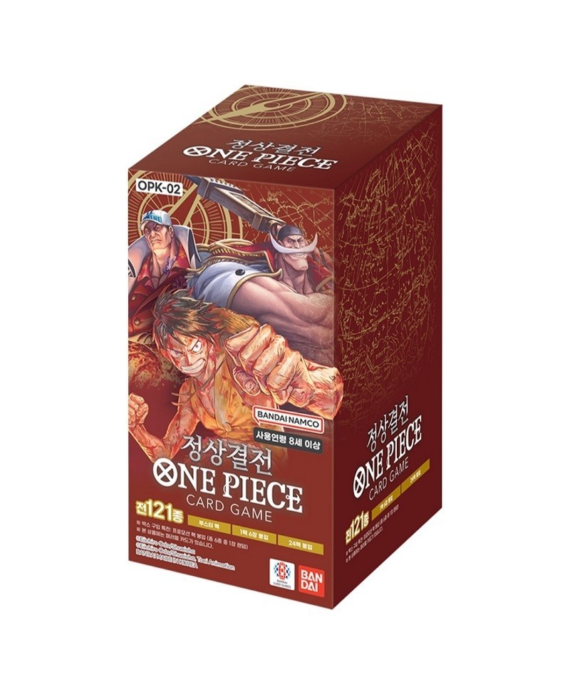 Bandai One Piece Card Game Booster Pack OPK-02  Normal War 2nd Set korean ver