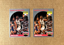 1990-91 NBA Hoops David Robinson Rookie Of The Year #270.  Spurs HOF.  Lot of 2