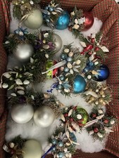 Coastal Seashell Christmas Ornaments Set Of Ten