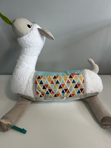 Fisher Price Llama Grow with Me Tummy Time Pillow Plush Infant Baby Toy