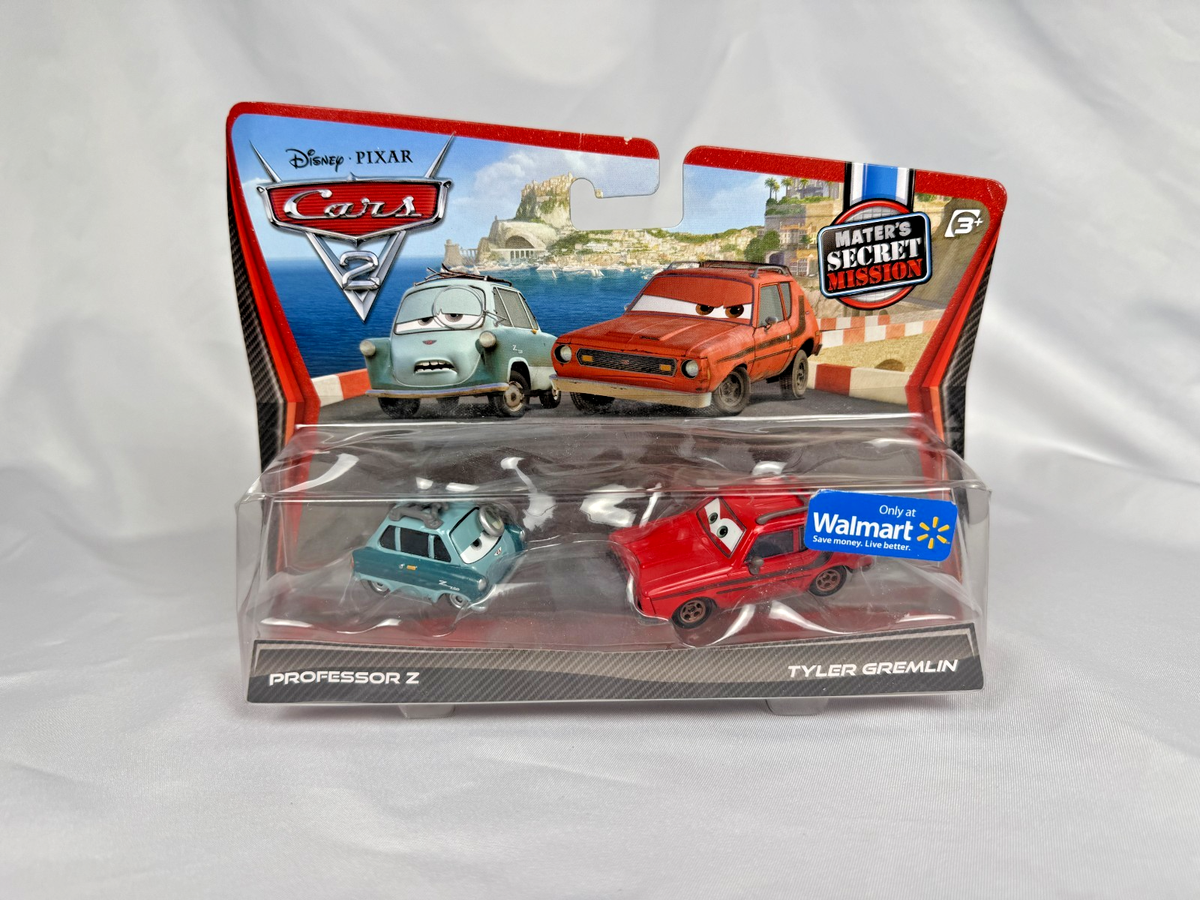 Disney Pixar Cars 2: Professor Z and Tyler Gremlin Walmart