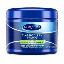 Noxzema Cleansing Cream White 2 Oz - Deep Pore Face Wash with Eucalyptus Oil