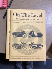 ON THE LEVEL THE MAGAZINE OF THE L.E. VELO CLUB MID NOV 2022 number 576