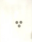 3 Roosevelt Dimes , 1947 , 1951, 1960 , Circulated, Good condition, 90% Silver