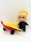 Liddle Kiddle Windy Fliddle doll wendy with yellow cap Outfit airplane Mattel