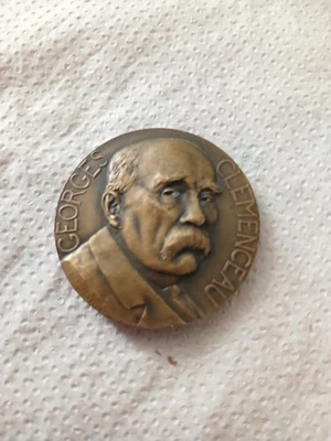 Médaille De Bronze Georges Clémence au 6cm - Photo 1/2