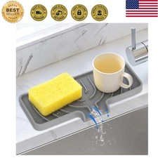 Versatile 10x4 Silicone Sponge Holder - Enhances Kitchen  Bathroom Organization