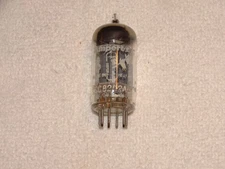 1 x 12AU7 Amperex B.Boy Tube*Very Strong & Balanced*Long Plates-Foil D*1958*#R11