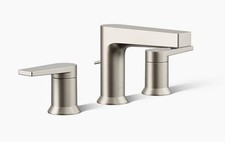 Kohler K-97100-4-BN 1.2 GPM Taut 2-Handle Widespread Faucet Brushed Nickel
