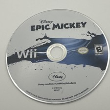 Epic Mickey (Nintendo Wii) - DISC ONLY  Tested