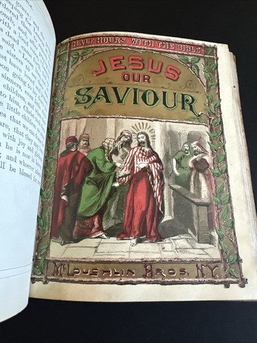 Children’s Scripture Illustrated Story Book Half Hours with the Bible 25A4079 - Imagen 3 de 9