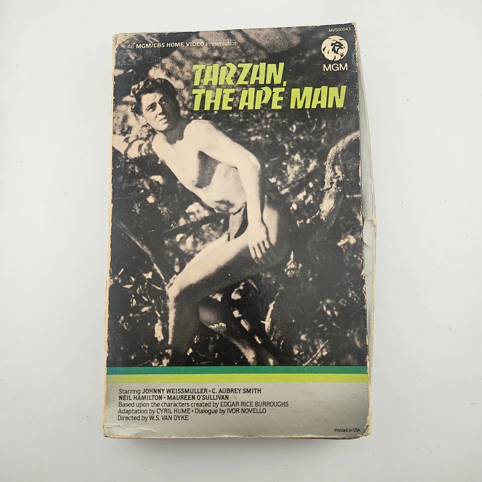 Tarzan - The Ape Man - VHS - Big Box - 1932 - Vintage **Buy 2 Get 1 Free** - Image 3 of 4