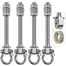 Heavy Duty Swing Hangers with Bearings - Set of 4 Stainless Steel 304 Hardware