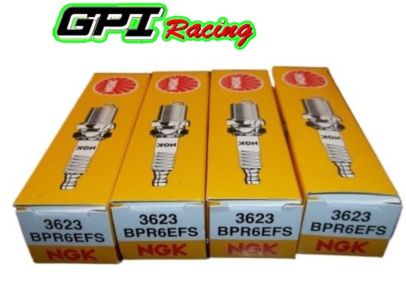 SET OF 4 MerCruiser Ignition Spark Plugs Plug BPR6EFS NGK 3623 AC 3.0 MERCURY