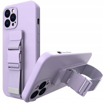 HURTEL SEILHÜLLE ZELKOWE FÜR IPHONE 13 MINI MIT LANYARD-KETTENTASCHE