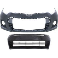 Front Bumper Cover Grille Kit For 14-16 Toyota Corolla Sspecial Edition Models