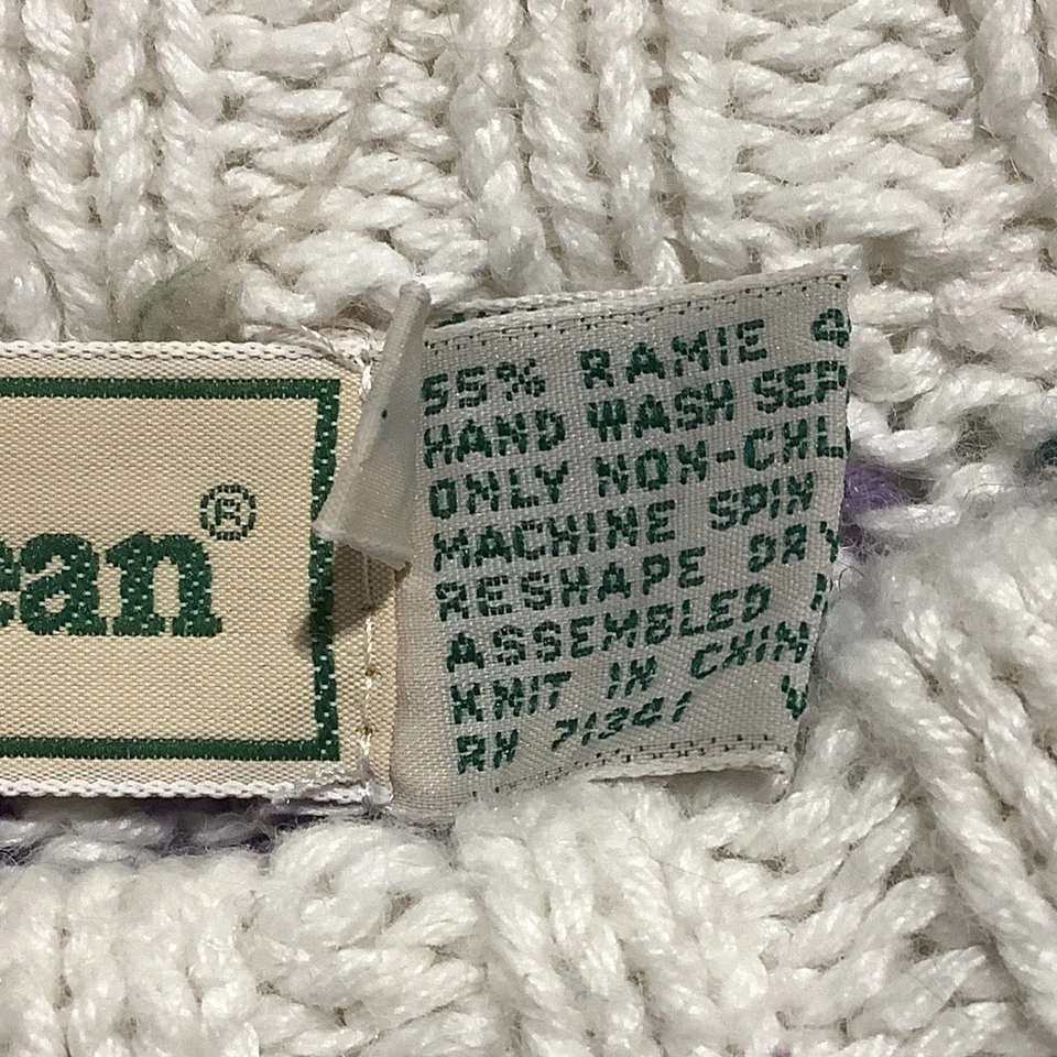 Suéter Jersey Tejido Pesado Talla S CottageCore LL Bean Fair Isle De Colección Foto 4 de 4