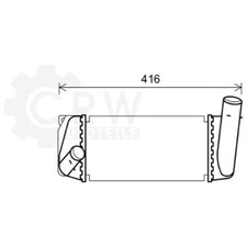 Ladeluftkühler Ladeluft Kühler für Toyota Corolla Stufenheck Auris E150_