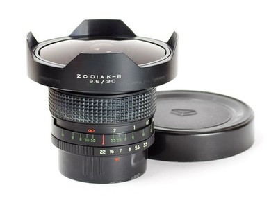 Zodiak-8 3.5/30mm f/3.5 50mm mount Kiev 88 No.930890 Fish Eye