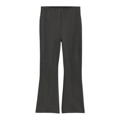 NWT Old Navy Extra High Waisted Stevie Crop Flare Pants in Dark Gray Size M
