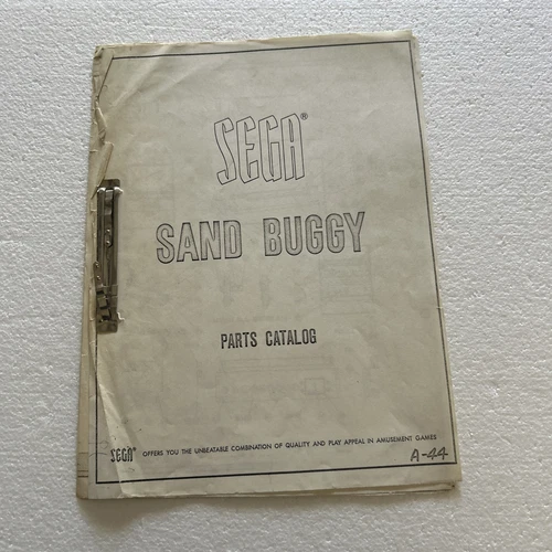 Copy Sega Sand Buggy Arcade Video Game Manual - Picture 1 of 2