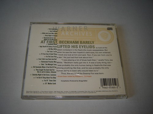 The Best Of Tony Joe White CD Warner Archives swamp rock - Picture 2 of 2
