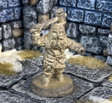 Vintage MALE DWARF FIGHTER Ral Partha 2nd Ed. AD&D TSR 1993 Pathfinder R26