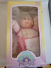CABBAGE PATCH KIDS PREEMIE GIRL DOLL Certificate Coleco In Box Angela Blanche
