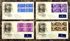 GB 1948 Olympic Games Blks 4 on 4 Art Craft FDC's Special Wembley Cancel GX144
