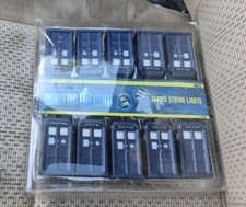 BBC Doctor Who Tardis Police Call Box 9FT string Lights set of 10 NEW