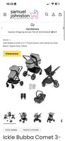 Ickle Bubba Comet All-in-One Travel System with Astral Car Seat Space Grey New