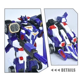 Tobot V GD Galaxy Detectives 9" Transform Robot Figure Agent Titan Storm Joe Toy