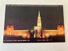 Arch of Triumph Approach Court of Flowers Golden Gate International Exposition
