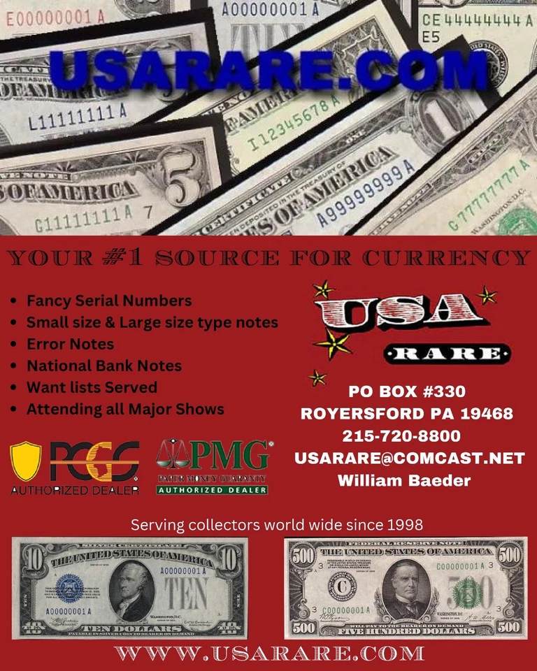 FR-224 1896 $1 S.C SN 17572360 P.M.G #45EPQ - Image 3 of 3