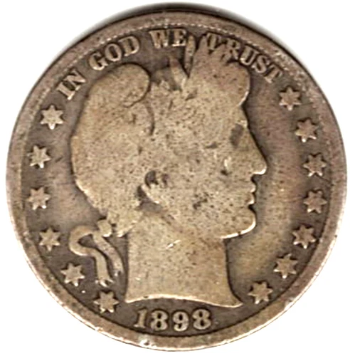 1898 Barber Half grades in GOOD+ condition ~ PLEASE SEE THE SCAN  stk y106