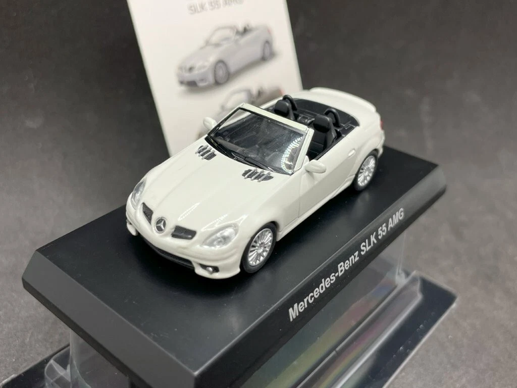 Kyosho 1/64 AMG collection Mercedes-Benz SLK 55 AMG white diecast