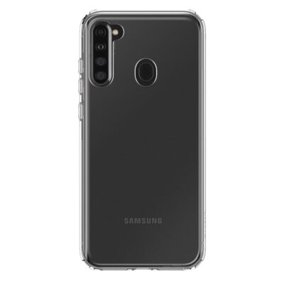 For Samsung Galaxy A21 Shockproof Clear Hybrid Case Dual Layer Cover
