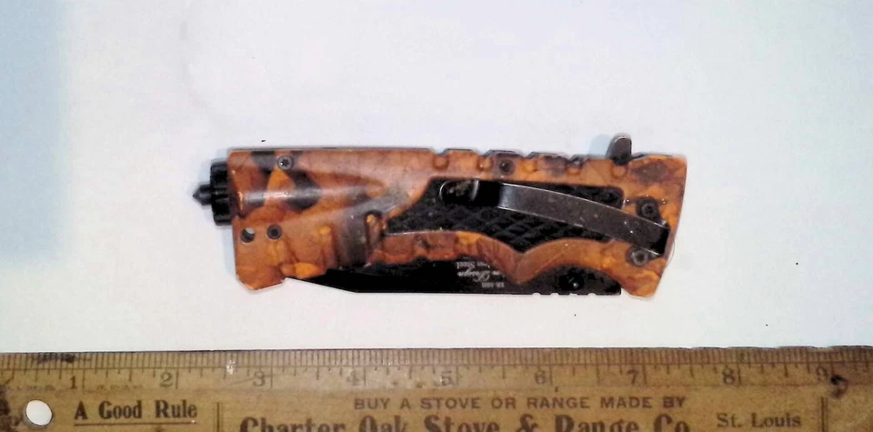 Cuchillo Plegable Elk Ridge Diseño Personalizado Balístico ER-A001 Foto 4 de 4