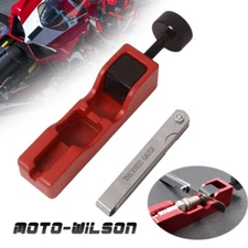 Motorcycle spark plug gap adjustment tool Spark Plug Gap Tool Without a rule RED