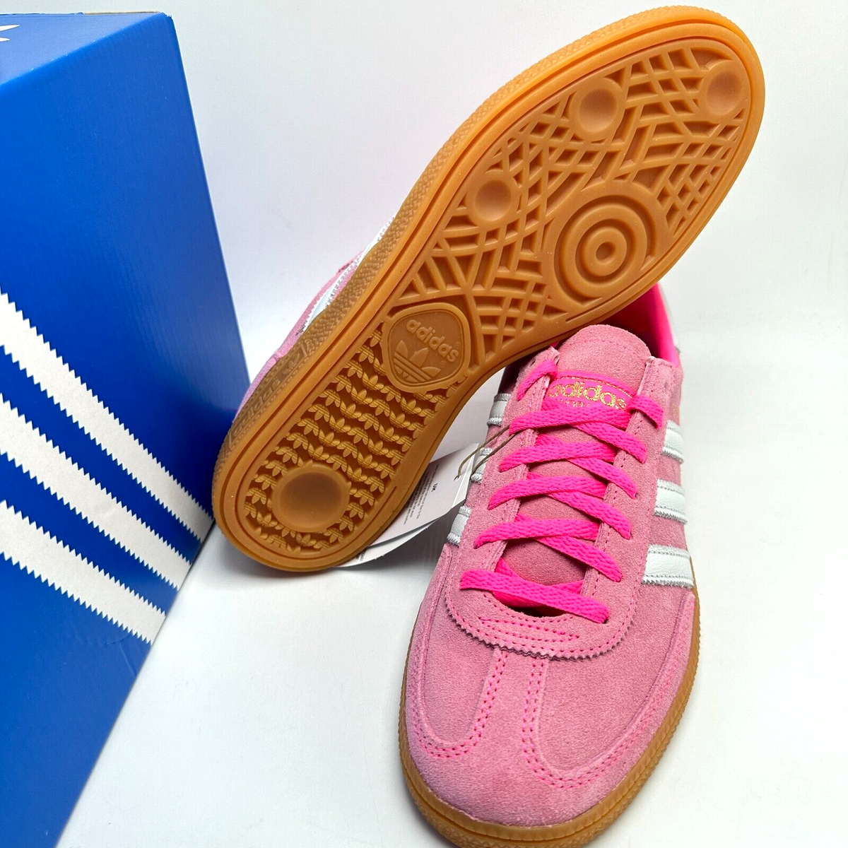Adidas Handball Spezial Lucid Pink White (Women's) JI2654 sz 6-8.5